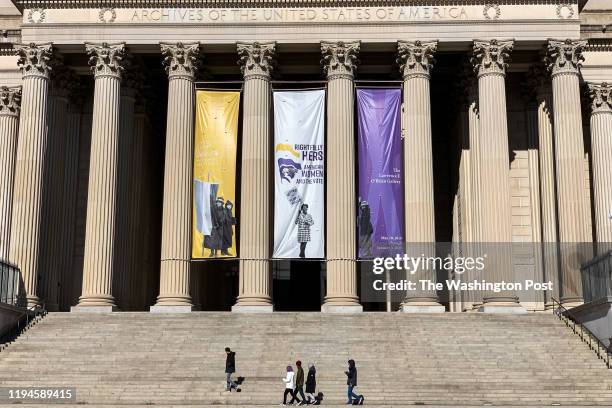 The National Archives Research Center is photographed on Friday, January 17, 2020 in Washington, D.C.