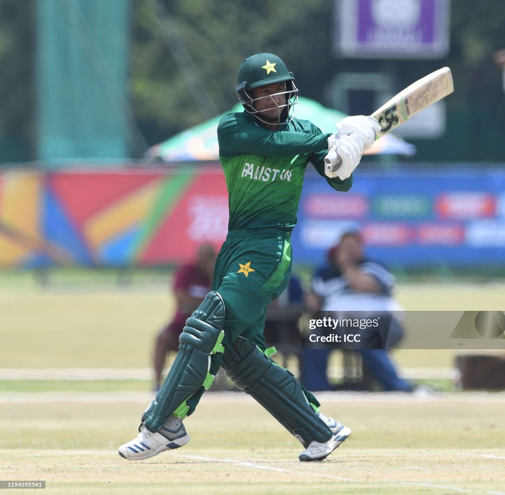Pakistan Rohail Rohail Nazir of Pakistan during the ICC U19 Cricket World Cup Group C ...