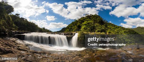 okinawa beautiful waterfalls - yaeyama islands stock pictures, royalty-free photos & images