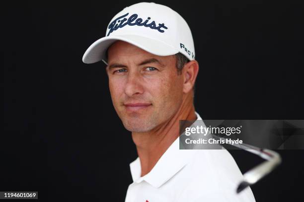 Adam Scott of Australia poses ahead of the 2019 PGA Championships at RACV Royal Pines on December 18, 2019 in Gold Coast, Australia.