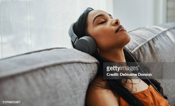 music first, life later - relaxation stock pictures, royalty-free photos & images