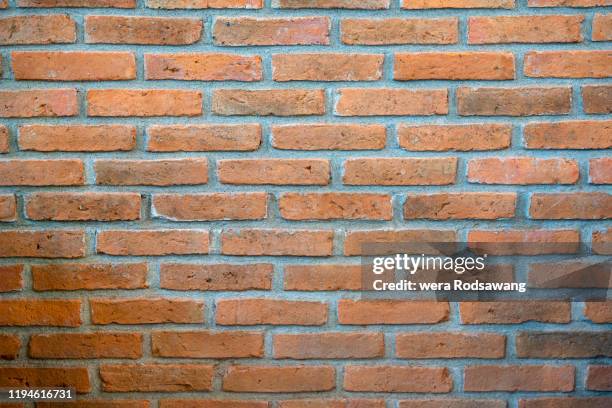 brick wall texture picture background - poster wall stock-fotos und bilder
