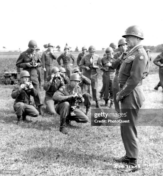 Patton Command American military commander General George S. Patton , Commander of ...
