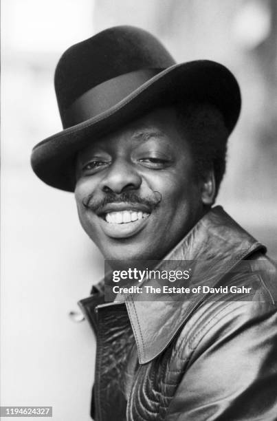 American rhythm and blues and soul vocalist Henry Fambrough of the r&b and soul vocal group, The Spinners, also, The Detroit Spinners, poses for a...