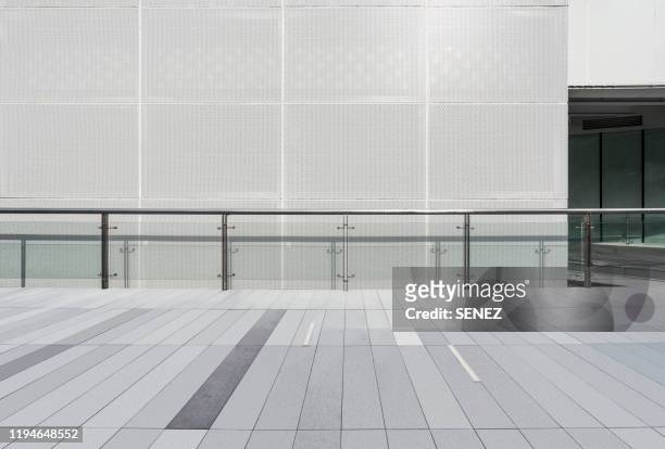 empty square by modern architectures - glass entrance stock pictures, royalty-free photos & images