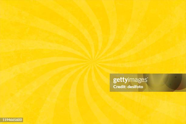 bright yellow coloured twisted shaped sunburst pattern backgrounds - hilarious stock illustrations