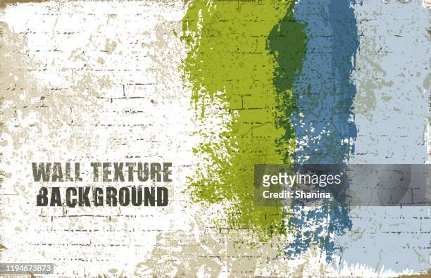 wal  texture background with brush strokes - graffiti stock illustrations