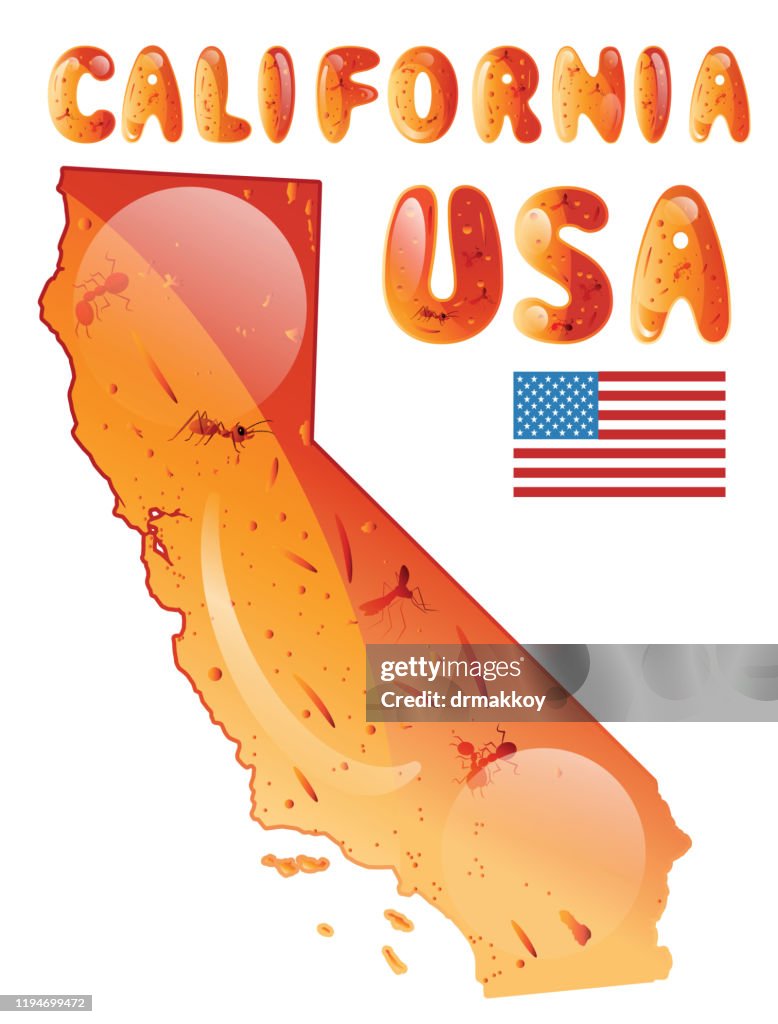 California Map, Amper
