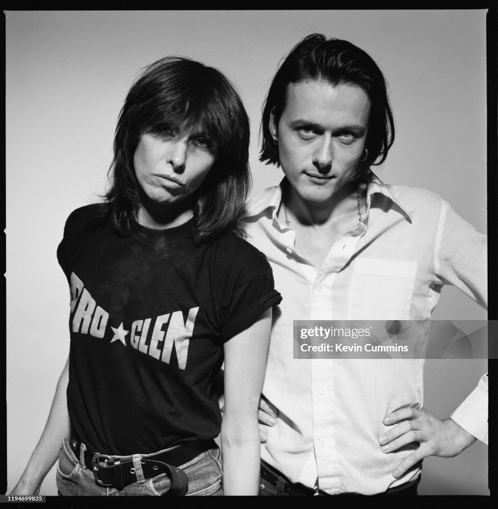 Brett Anderson and Chrissie Hynde