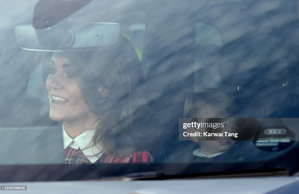 Royal Family Attend Christmas Lunch At Buckingham Palace