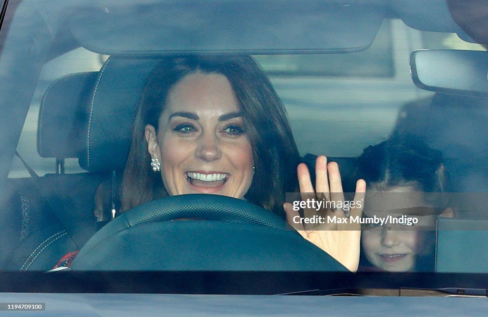 Royal Family Attend Christmas Lunch At Buckingham Palace
