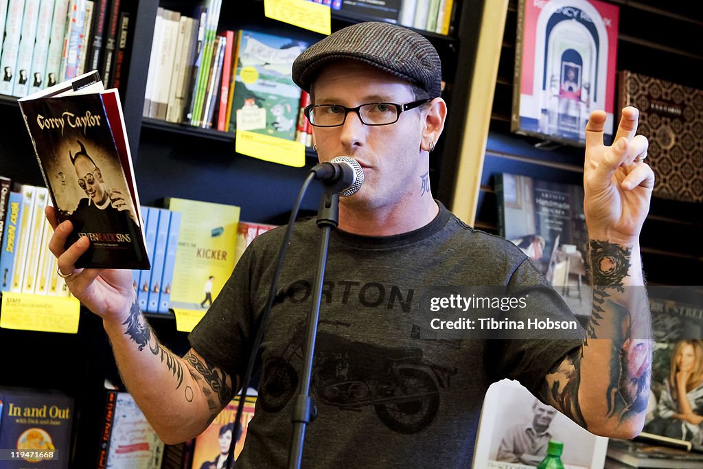 Corey Taylor Book Signing For "The Seven Deadly Sins"