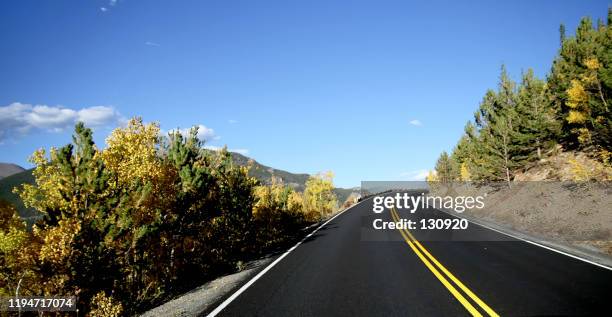 trail ridge road, rocky mountain national park - colorado - trail ridge road colorado - fotografias e filmes do acervo