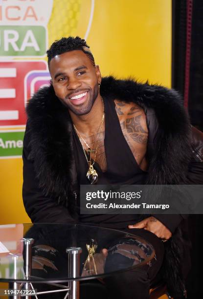 Jason Derulo visits Miami for CATS Press Day on December 18, 2019 in Miami, Florida.