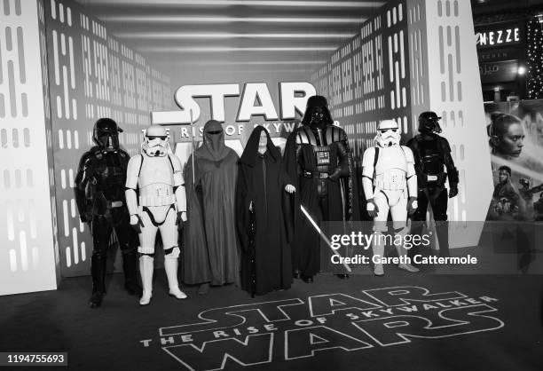 Atmosphere at the European premiere of "Star Wars: The Rise of Skywalker" at Cineworld Leicester Square on December 18, 2019 in London, England.