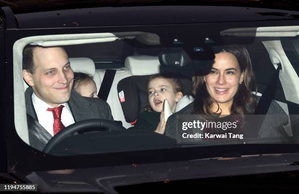 Lord Frederick Windsor, Maud Elizabeth Daphne Marina Windsor, Isabella Alexandra May Windsor and Sophie Winkleman attend Christmas Lunch at...