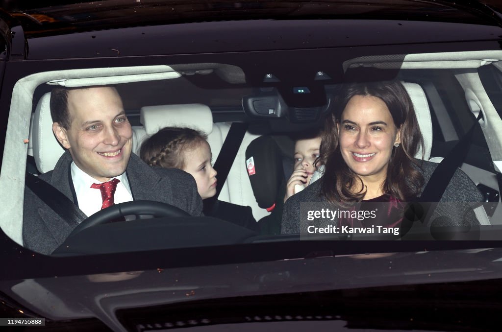 Royal Family Attend Christmas Lunch At Buckingham Palace