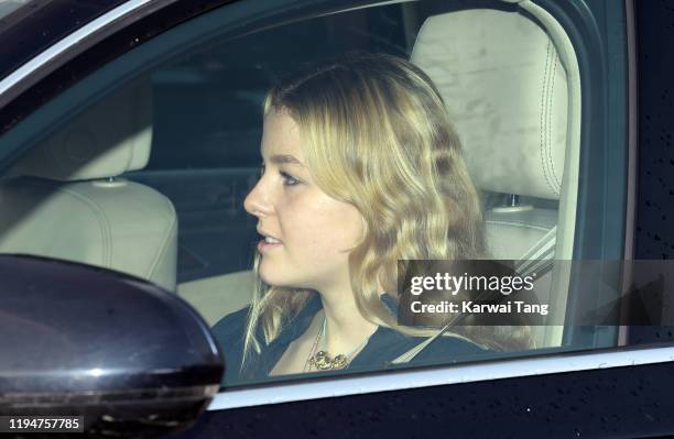 Lady Margarita Armstrong-Jones attends Christmas Lunch at Buckingham Palace on December 18, 2019 in London, England.