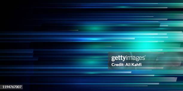 stockillustraties, clipart, cartoons en iconen met lichtsnelheid bewegingstechnologie achtergrond - sci fi background