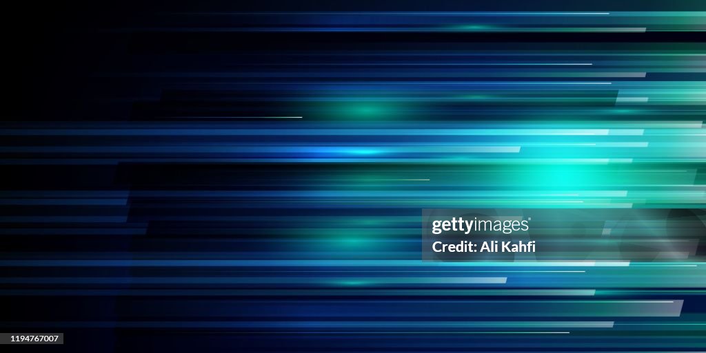 Light Speed Motion Technology Background