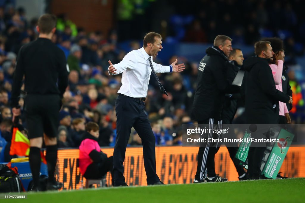 Everton FC v Leicester FC - Carabao Cup: Quarter Final