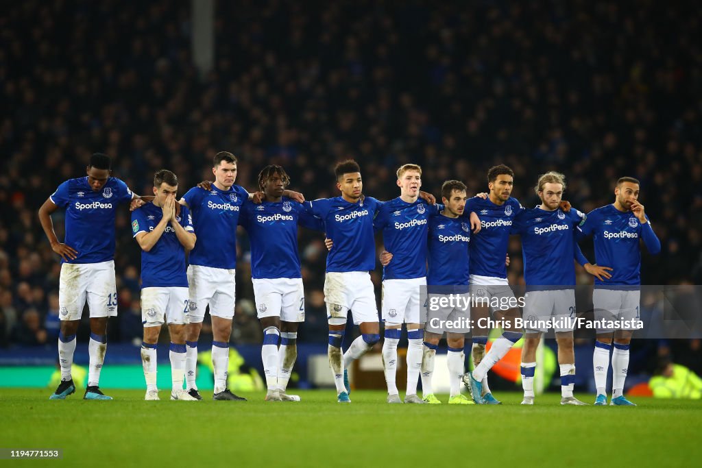 Everton FC v Leicester FC - Carabao Cup: Quarter Final