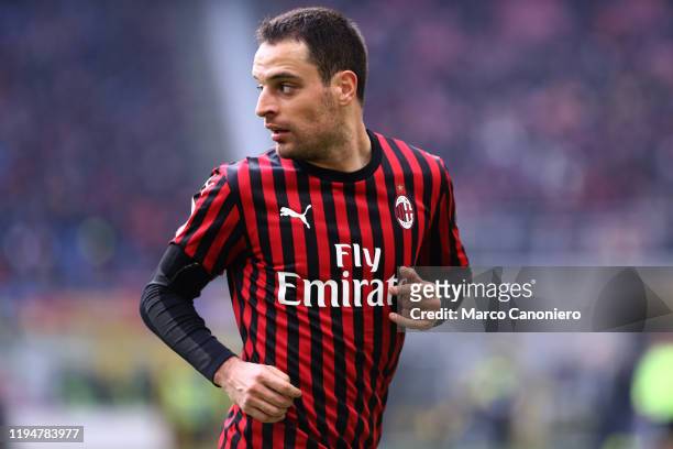 Giacomo Bonaventura of Ac Milan during the Serie A match between Ac Milan and Udinese Calcio. Ac Milan wins 3-2 over Udinese Calcio.