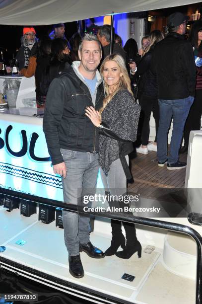 Grand Marshal Christina Anstead and Ant Anstead attend the 111th Annual Newport Beach Christmas Boat Parade opening night at Marina Park on December...