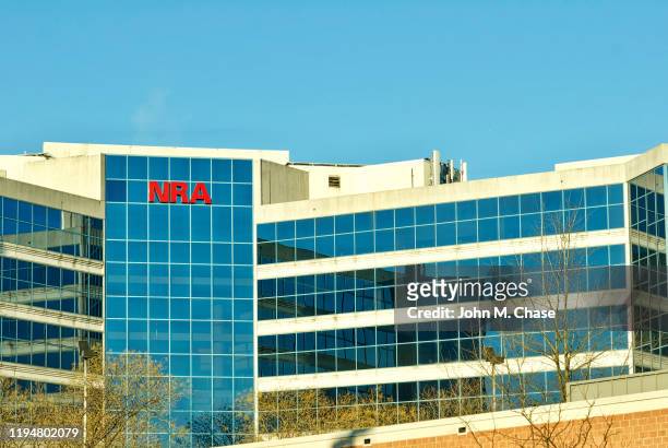 national rifle association (nra) headquarters - nra headquarters stock pictures, royalty-free photos & images