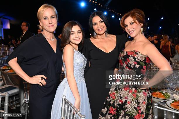 Welker White, Lucy Gallina, Kathrine Narducci and Stephanie Kurtzuba attend the 26th Annual Screen Actors Guild Awards show at the Shrine Auditorium...
