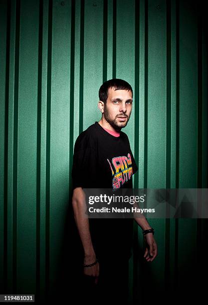 Magician Steve Frayne aka Dynamo is photographed for the Daily Mail on May 14, 2011 in Norwich, England.