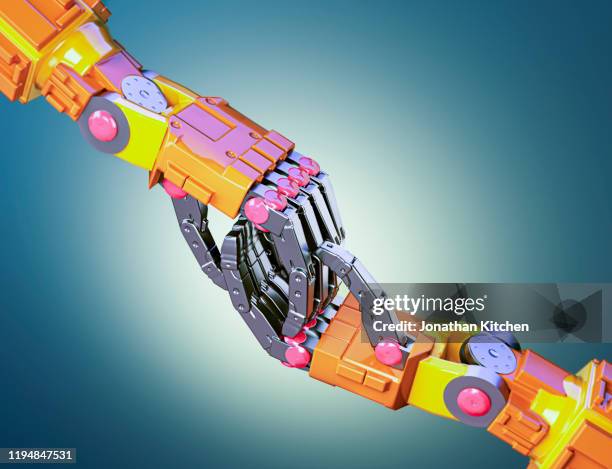 214 Robot Holding Hands Stock Photos, High-Res Pictures, and Images ...