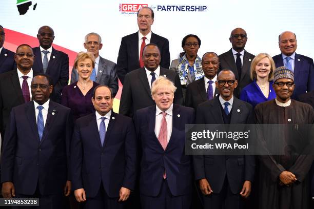 Angola's President Joao Lourenco, Algeria's President Abdelmadjid Tebboune, World Bank President David Malpass, UN executive secretary of Economic...