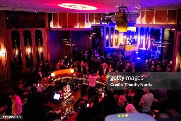 Theophilus London performs during the Theophilus London Album Listening Experience at The Peppermint Club on December 18, 2019 in Los Angeles,...