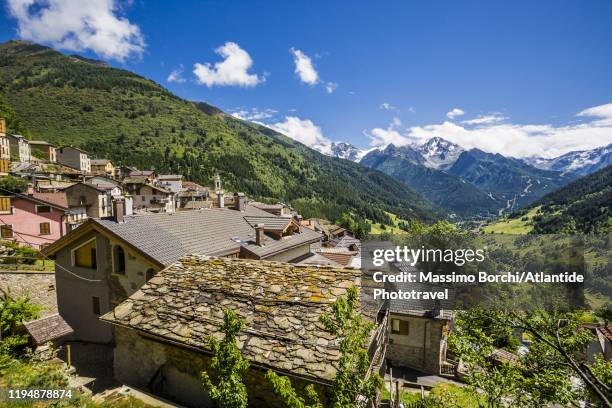 valcamonica, parco nazionale dello stelvio - ponte di legno stock pictures, royalty-free photos & images