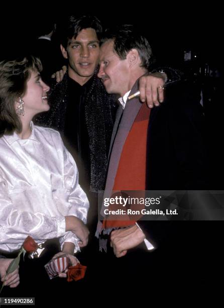 Actress Julia Roberts, actor Eric Roberts and actor Jon Voight attend the "Runaway Train" Premiere Party on December 4, 1985 at The Plaza Hotel in...