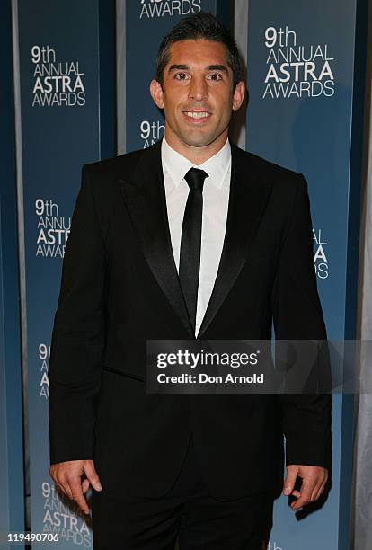 Braith Anasta arrives at the 9th Annual Astra Awards on July 21, 2011 in Sydney, Australia.