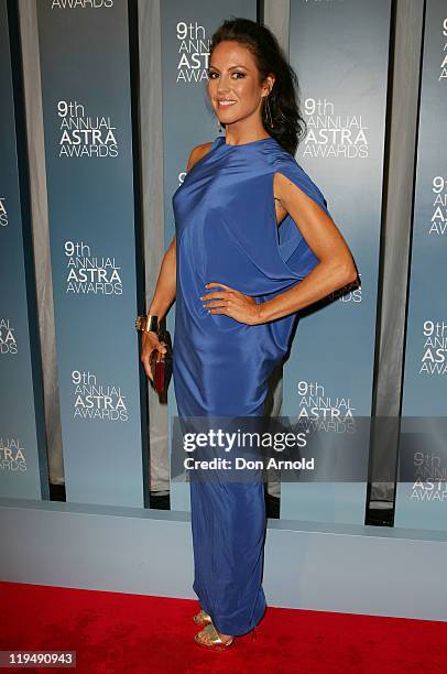 Sarah Wilson arrives at the 9th Annual Astra Awards on July 21, 2011 in Sydney, Australia.