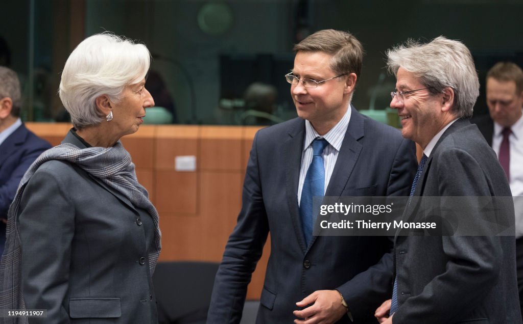 Extended EU Eurogroup Ministers Meeting