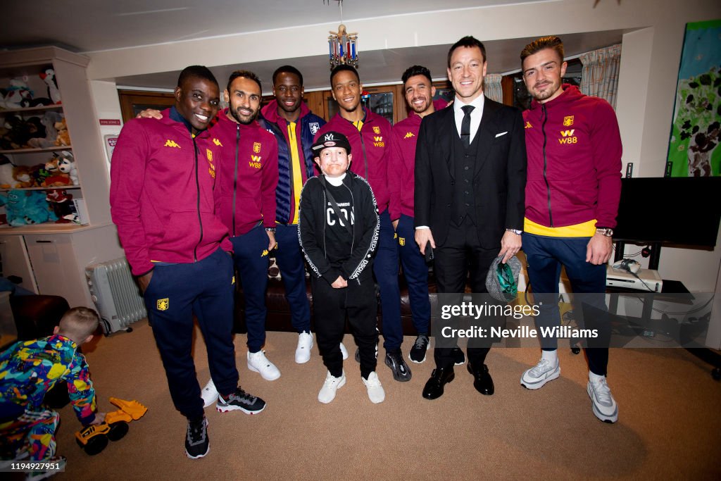 Aston Villa Players Visit Local Hospitals to Deliver Christmas Gifts