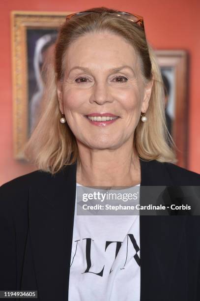 Marthe Keller attends The "La Sainte Famille" premiere at UGC Les Halles on December 19, 2019 in Paris, France.