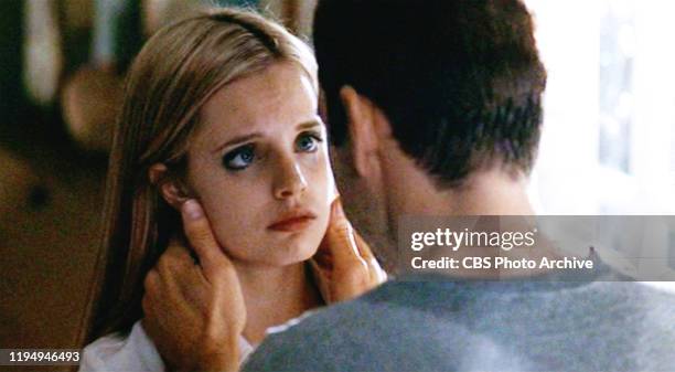 The movie "American Beauty", directed by Sam Mendes and written by Alan Ball. Seen here from left, Mena Suvari as Angela Hayes facing Kevin Spacey as...