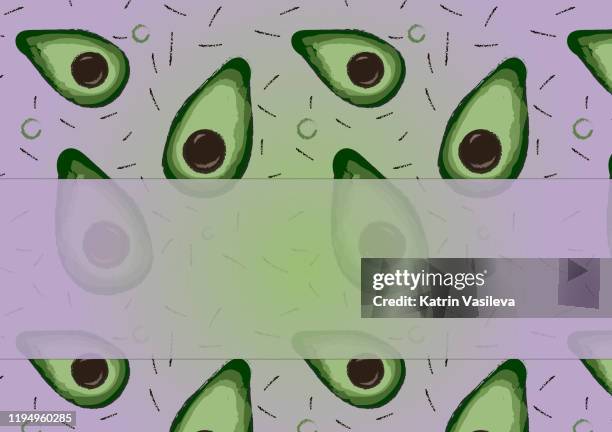 avocado pink label - shower curtain stock illustrations