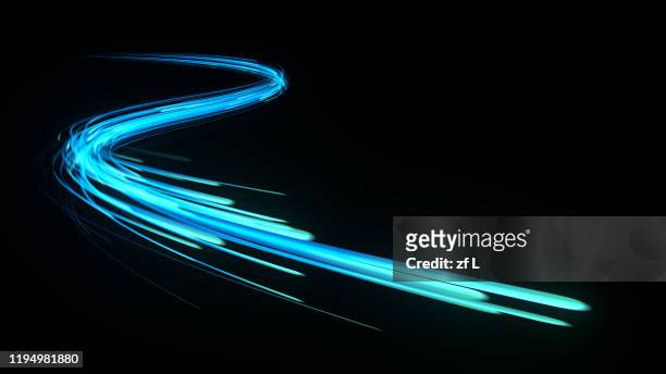 particle line - licht stock-fotos und bilder