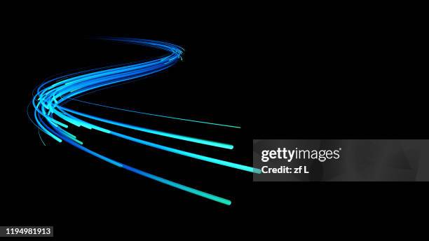 particle line - bend stock pictures, royalty-free photos & images