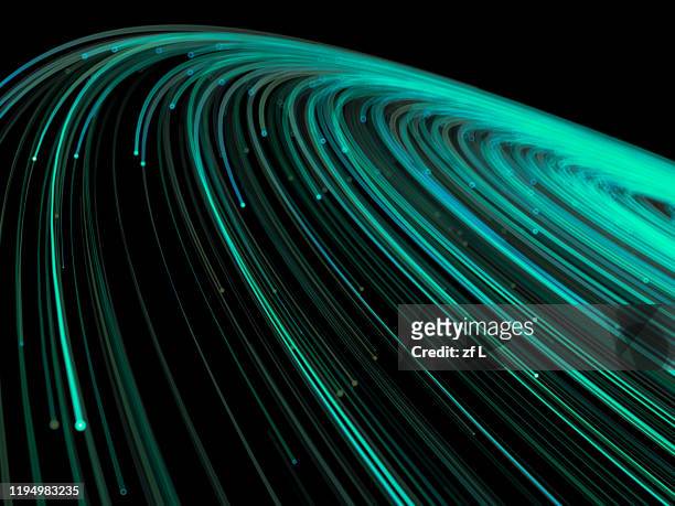 flowing particle lines - aérodynamique photos et images de collection