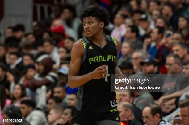 Prolific Prep Crews guard Jalen Green is pictured during the first half of the Spalding Hoophall Classic high school basketball game between the...