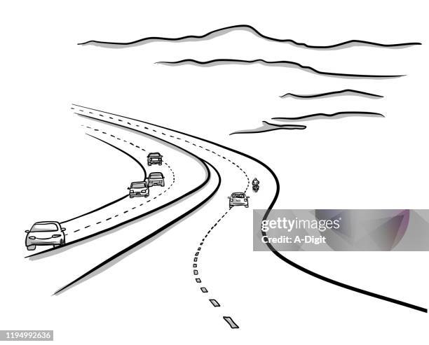 通往無位置的高速公路 - 道路 幅插畫檔、美工圖案、卡通及圖標