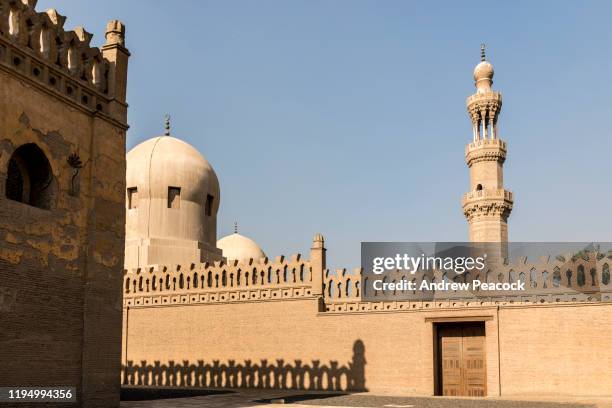 exterior wall of ibn tulun mosque - mosque stock pictures, royalty-free photos & images