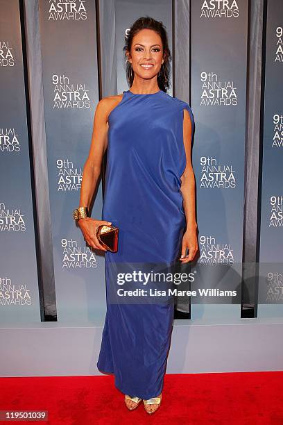 Sarah Wilson arrives at the 9th Annual Astra Awards on July 21, 2011 in Sydney, Australia.